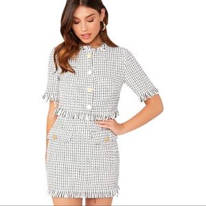 Tweed two piece skirt & Top